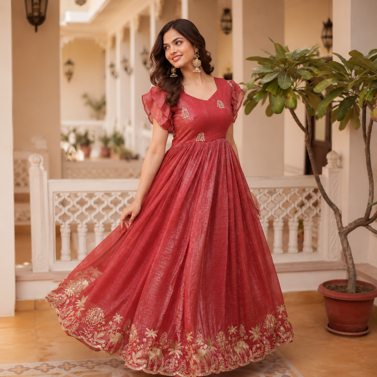Premium Net Beads Work Lehenga Choli